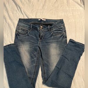 No Boundaries Dark Blue Skinny Jeans